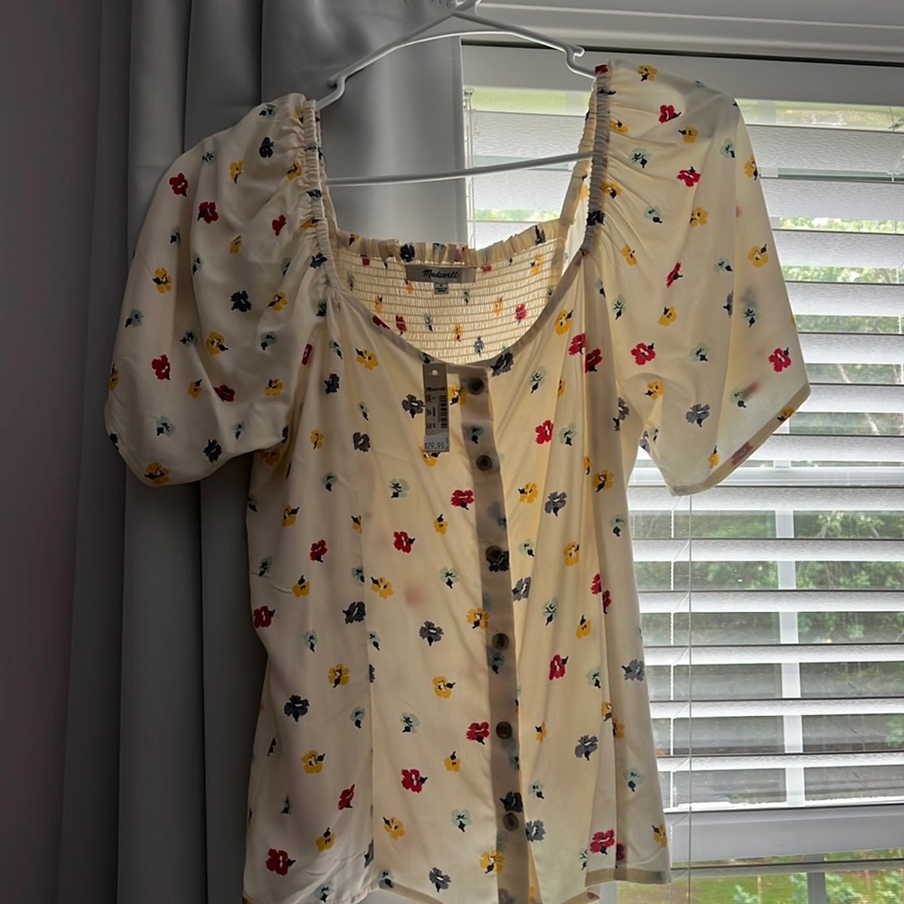 Madewell blouse shirt